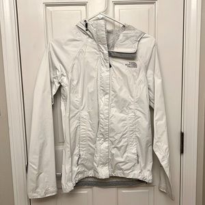 White The North Face Rain Jacket - Hyvent 2.5L